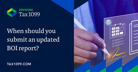 When Should You Submit an Updated BOI Report? | Tax1099 Blog