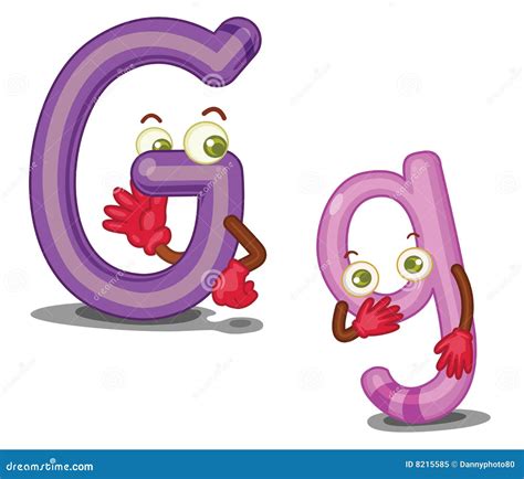A letra G ilustração stock. Ilustração de cartoon, superior - 8215585