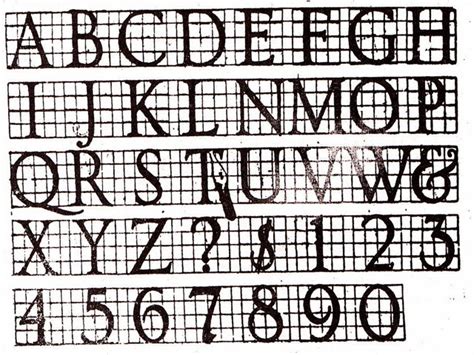 Technical Drawing Lettering Block Form 的图像结果