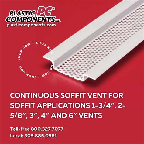 Plastic Components, Inc on LinkedIn: Continuous Soffit Vent for Soffit ...