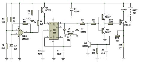 Image result for Basic LED Circuit with a 12V Relay