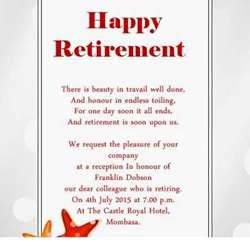 90+ Hilarious Retirement Party Invitation Wording for a Memorable ...