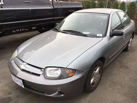 2004 CHEVROLET CAVALIER, GREY, 4 DOOR SEDAN, GAS, AUTOMATIC, VIN ...