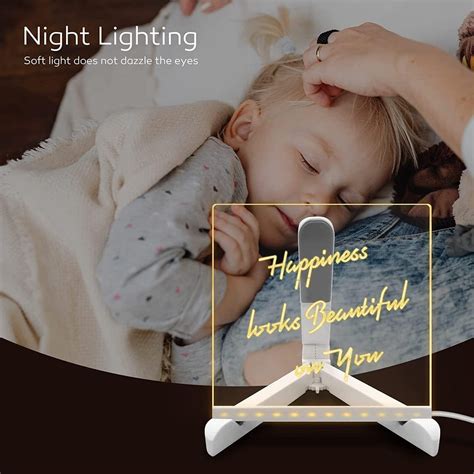 3D LED Light Glass Acrylic Writing pad – ShopSmarterc