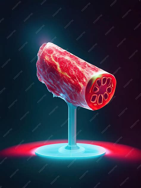 Premium AI Image | bone marrow bones display abstract texture