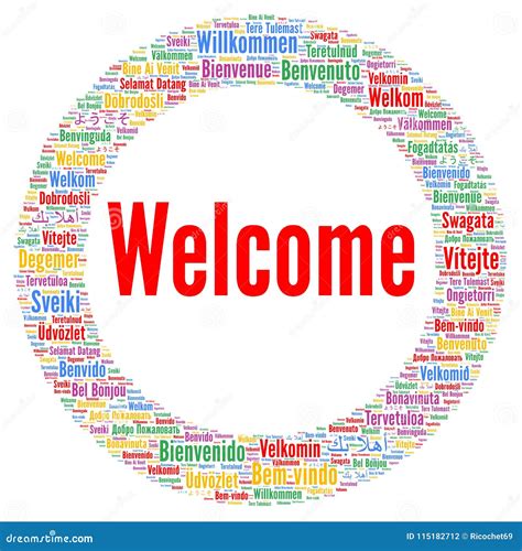 Welcome Sign In Different Languages