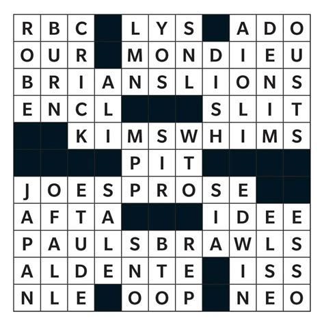 Free Large Printable Crossword Puzzles