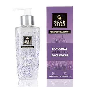 Good Vibes Bakuchiol Age Defying Face Wash (100 ml) : Amazon.in: Beauty