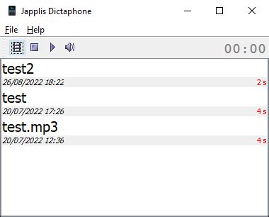 Dictaphone App 的图像结果
