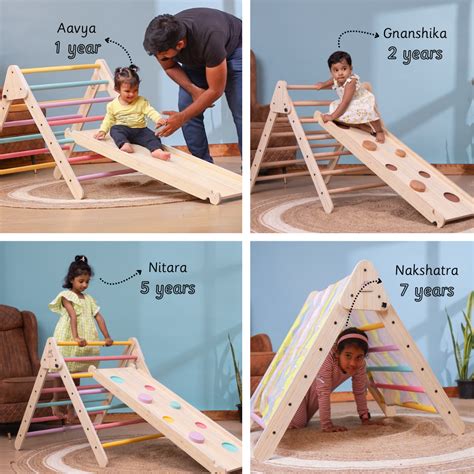 Best Pikler Triangle|Sturdy Montessori climbing frame and Ramp India