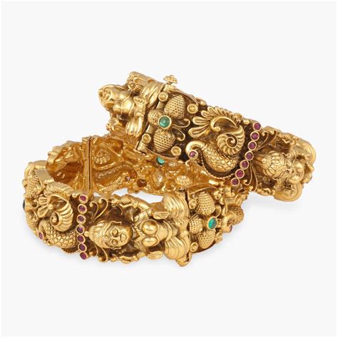 Explore Ketaki Antique Temple Bangles at Tarinika | Indian Jewelry ...