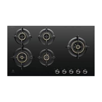 Electrolux 5 Burner Auto Ignition Glass Top 90cm Built-in Gas Hob ...