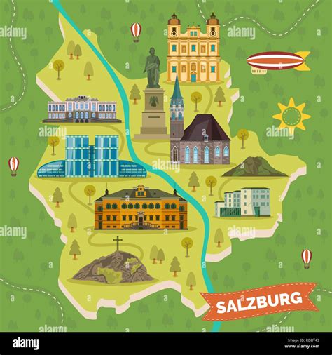 Austrian mountain Stock Vector Images - Alamy