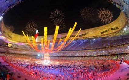 图文-北京奥运会开幕式盛大揭幕 气势雄伟的表演_其他_2008奥运站_新浪网