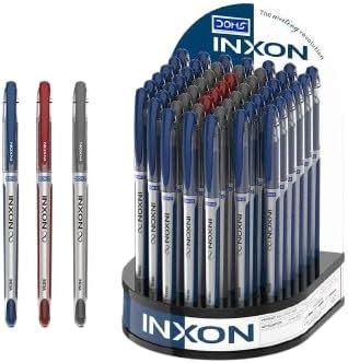 Doms INXON Ballpoint Pens With Soft Rubberized Grip For Comfortable ...