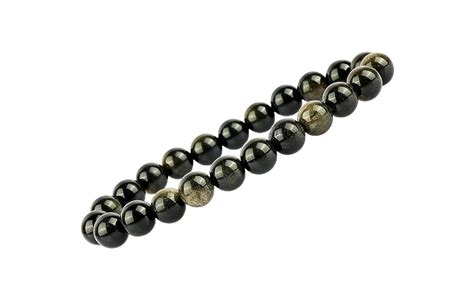 Buy GEMSMANTRA Golden Obsidian Bracelet For Unisex Adult| With ...