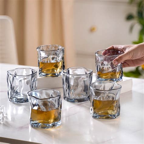 Drinking Glasses - Buy Fancy Whiskey Glass Set Online |Nestasia