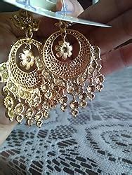 MEENAZ Jewellery Gold Plated Ear Rings for Girls in American Diamond ...