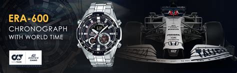 Casio Edifice Analog-Digital Black Dial Men's Watch - ERA-600D-1AVUDF ...