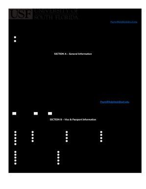 USF Foreign National Information Form (FNIF) 2015-2025 - Fill and Sign ...