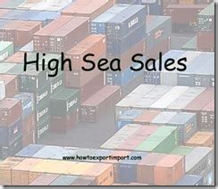 A simple tutorial on high sea sale procedures and formalities in India