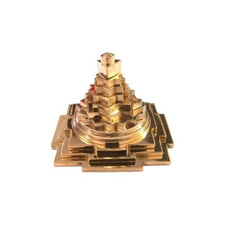 Buy Golden Brass Meru Shri Yantra – Original Rudraksha