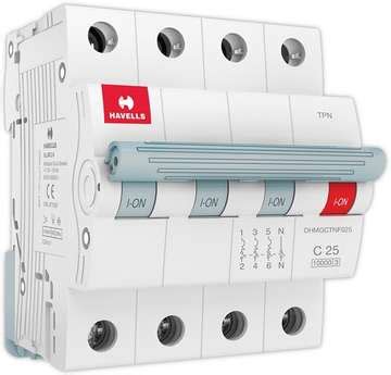 HAVELLS DHRGCRFF030063 RCCB AC Type 63A 4 pole MCB Price in India - Buy ...