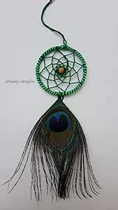 Buy Car Hanging Dream Catchers with Peacock Feathers Online at Low ...