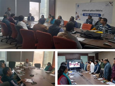 Engineers India organized a one-day Hindi Workshop for Senior Executives