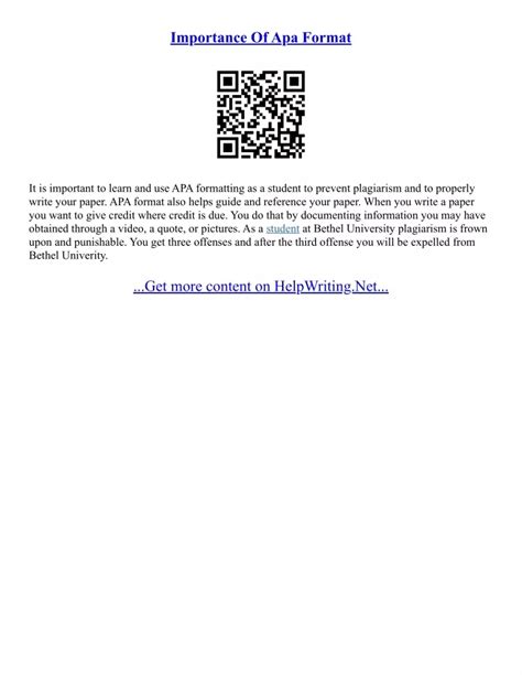 Image result for APA Short Essay Format