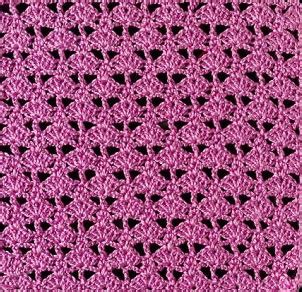 Image result for Embossed Fan Stitch Crochet Pattern