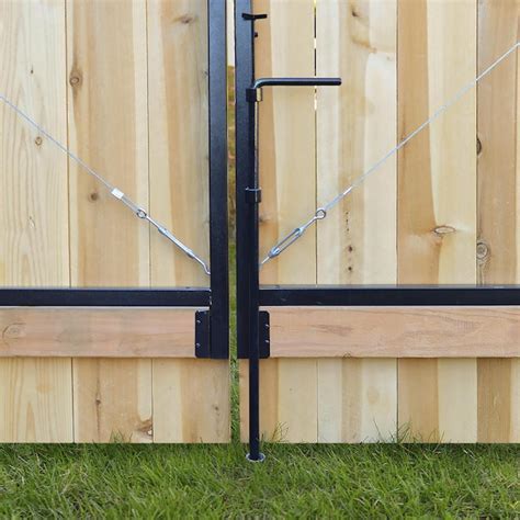 Adjust-A-Gate 1-1/2-in Black Gate Kit in the Gate Hardware department ...