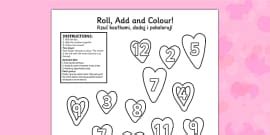 Plansza ze slownictwem na Walentynki do polsku - Twinkl