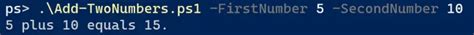PowerShell Script Parameters 的图像结果