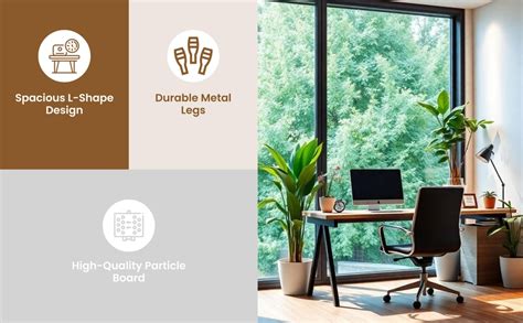 BLUEWUD Corbyn Engineered Wood Study and Computer Laptop Table for Home ...