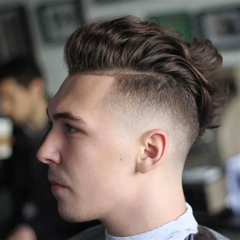Undercut Hairstyle Men Wavy