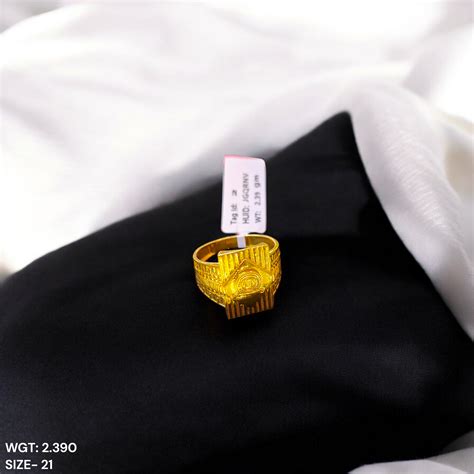 GENTS RING (GGFR9) TRJ (SIZE: 21) WGT: 2.390 GM APPROX BIS CERTIFIED H ...