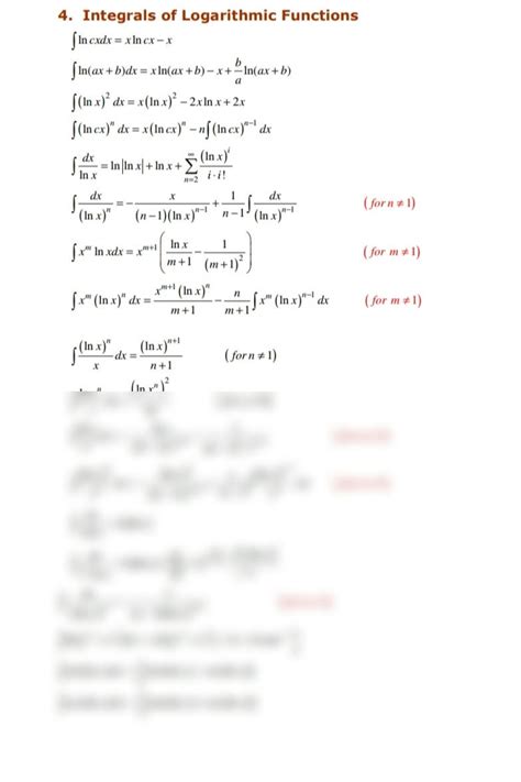 Image result for Logarithmic Integration