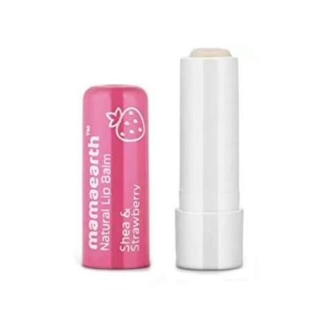 Mamaearth Natural Lip Balm Strawberry 4.5gm - Cureka