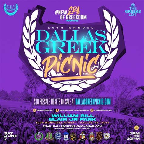 16th Annual Dallas Greek Picnic 2025, William Blair Jr Park, Dallas, 7 ...