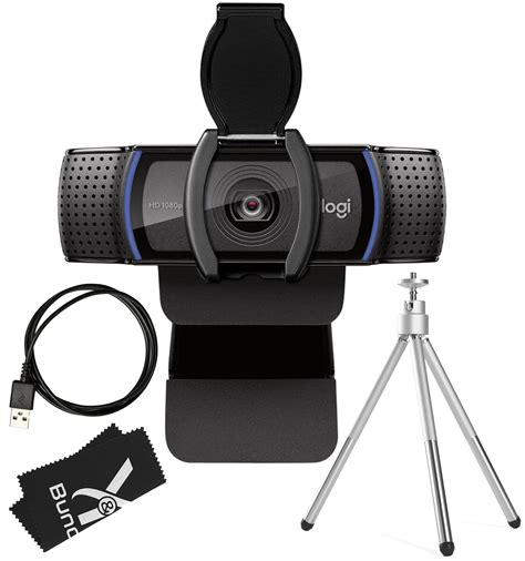 Logitech C920e Webcam - HD Computer Web Camera with Microphone, Cable ...