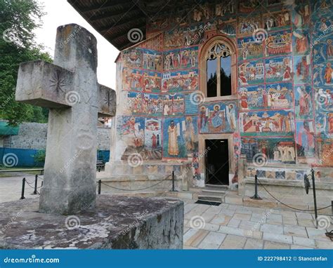 Moldavian Monastery Voronet Editorial Photography - Image of monastery ...