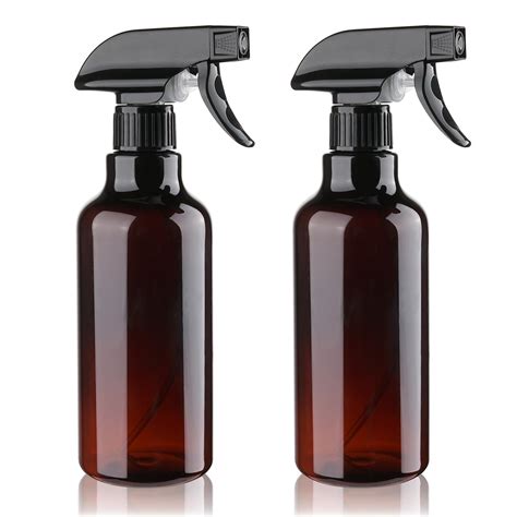 Amazon.com: Plastic Spray Bottles Empty Spray Bottle 16.9oz/500ml 2 ...