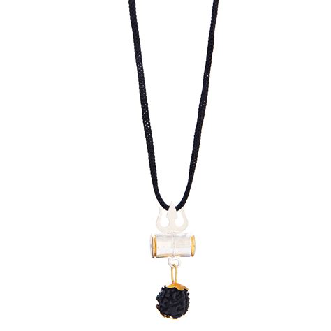 Traditional Designer Stylish Disco Black Chord with Lord Shiva Shivlin ...