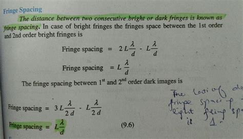 ratio of fringe width for bright and sark fringes - Brainly.in