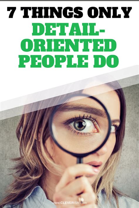 How To Describe Detail Oriented at Isabel Newell blog