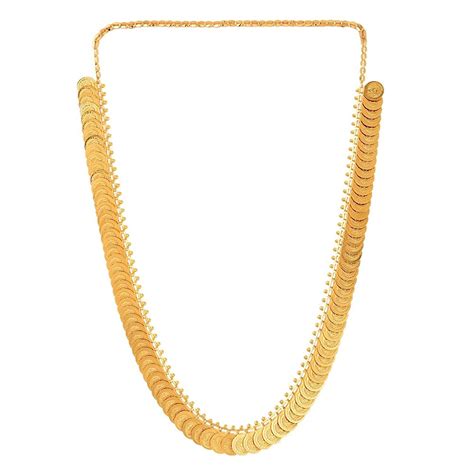 Gold Plated Traditional Ginni Design Long Necklace/Chain for Women and ...