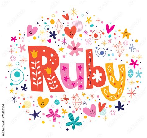 Image result for Ruby Name Labele