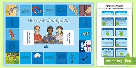 Forces and Magnets Board Game - Age 5-12 - Physical Sciences