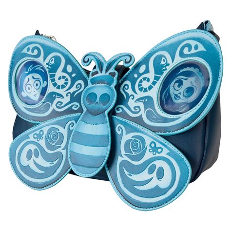 LOUNGEFLY Corpse Bride Butterfly Crossbody Bag - ShopHippo